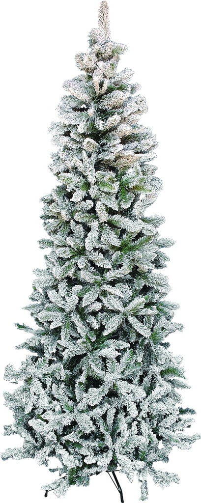 Snow-Covered Slim Tree, 8'