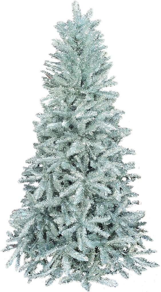 Silver Tinsel Tree, 7'