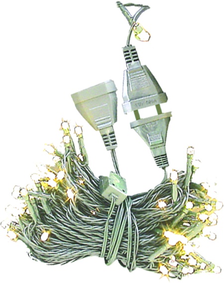 25-LED Fairy Lights with Clear Cable, 2.5m