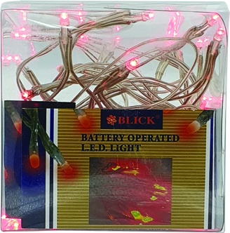 50-Bulb Fairy Lights with Clear Cable, 3m