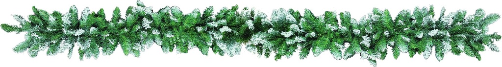 Snowy Pine Garland, 9' x 12"