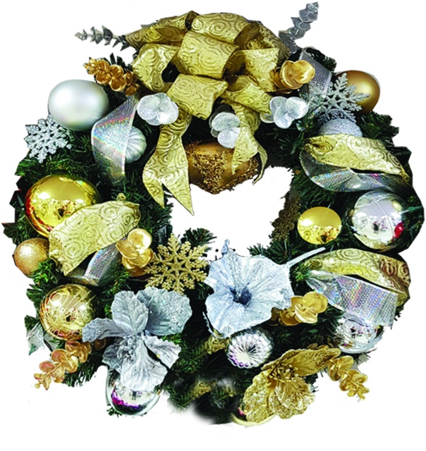 Decorated Wreath, 30"
