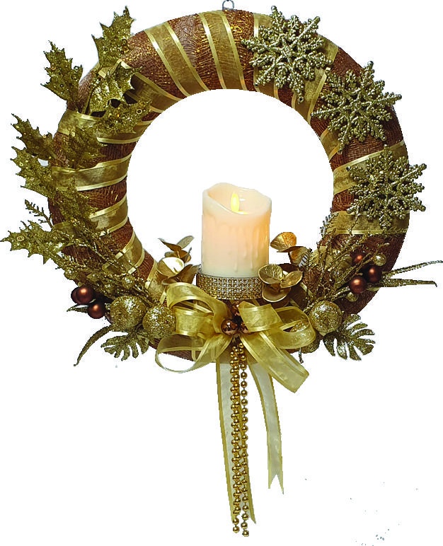 Candle Wreath, 40cm
