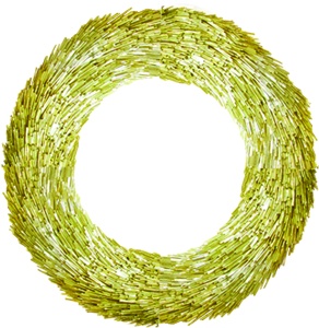 Straw Wreath, 44cm