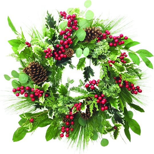 Berry Wreath, 61cm