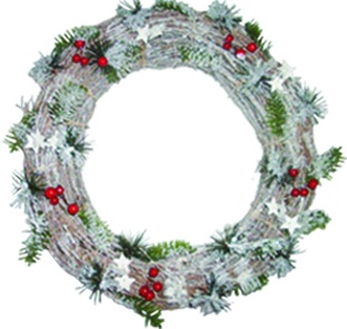 Wintry Wreath, 40cm