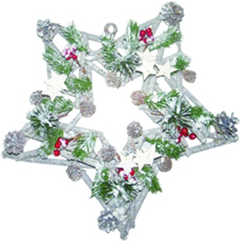 Star Wreath, 45cm