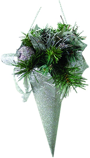 Hanging Decorative Cone, 55cm