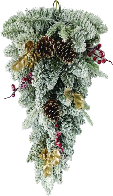 Flocked Teardrop, 65cm