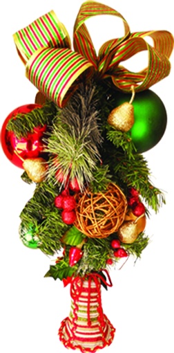 Hanging Decoration with Bell, 50cm