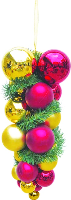 Bauble Grape Cluster, 60cm