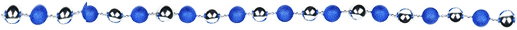 Ball Garland Alternating, 1.6m