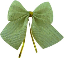 Handmade Rustic Woven Bow, 7.5cm