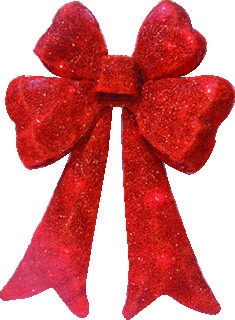 Sisal Glitter Bow, 40cm