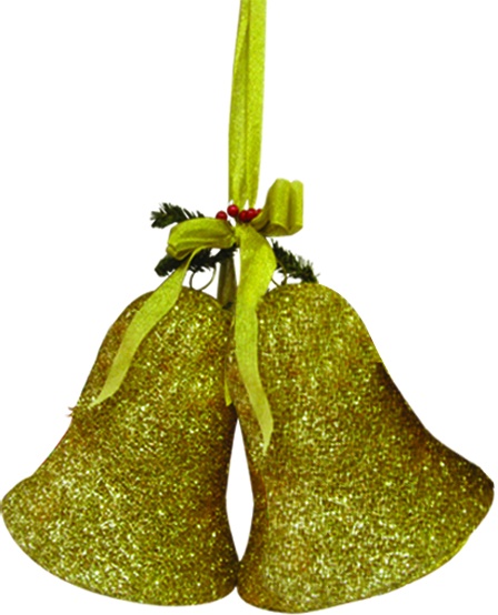 Sisal Twin Bells, 20cm