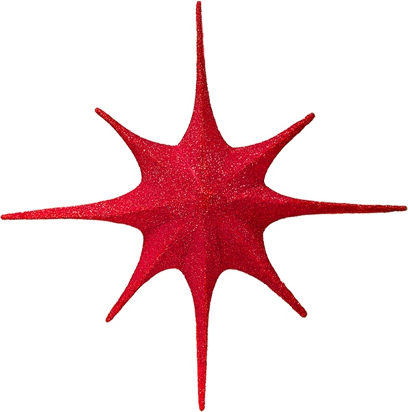 Collapsible Fabric Star, 60cm