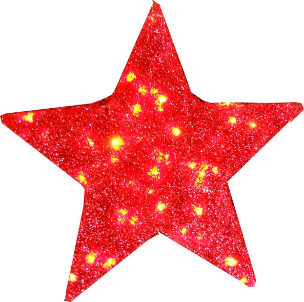 Illuminated Sisal Star, 45cm