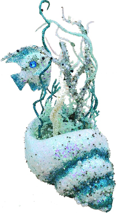 Seashell Centrepiece, 31cm