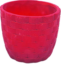 Pot, Brick Embossed, 10cm