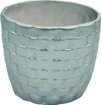 Pot, Staggered Band, 10cm