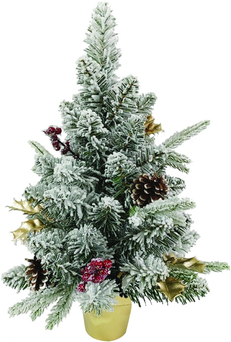 Flocked Mini Tree, 60cm