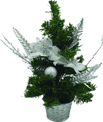Decorated Mini Tree, 30cm