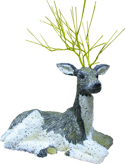Sitting Statuesque Deer, 64cm