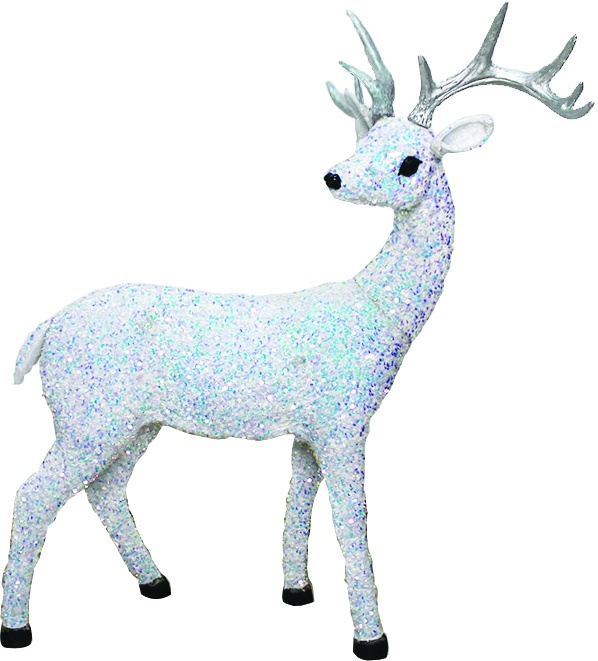 Studded Deer with Turned Head, 89cm
