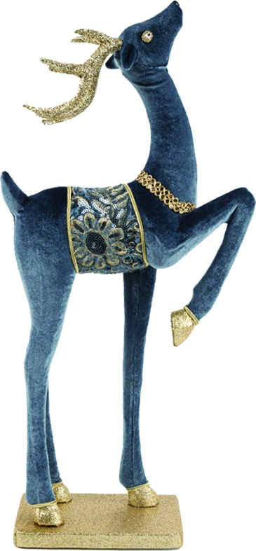 Deer Prancing Medallion Saddle, 55cm