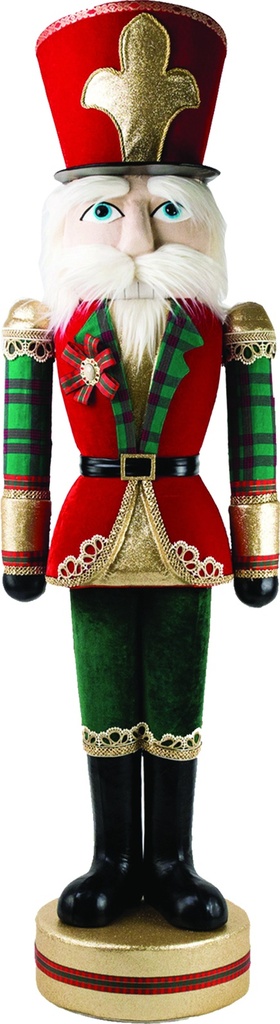 Nutcracker Fleur-De-Lis Tartan, 1m