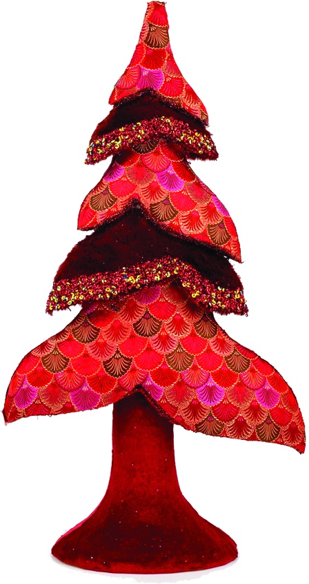Scallop Layered Tree, 42cm