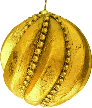 Striped Hollow Ball, 10cm