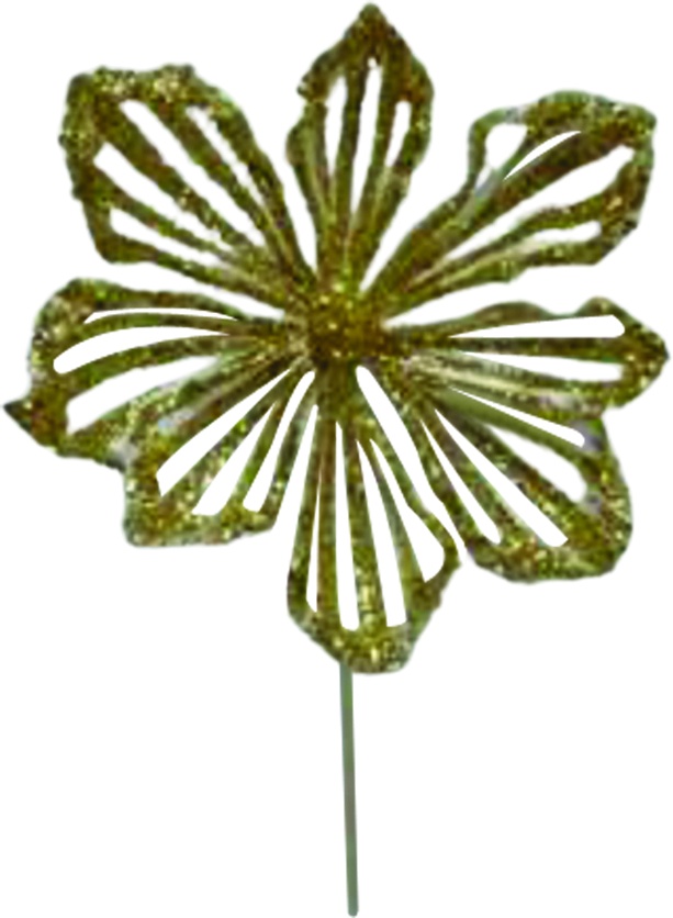 Striped Magnolia Pick, 18cm