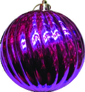 Ribbed Swirl Ball, 10cm
