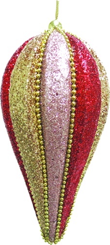 Glittered Teardrop, 16.5cm
