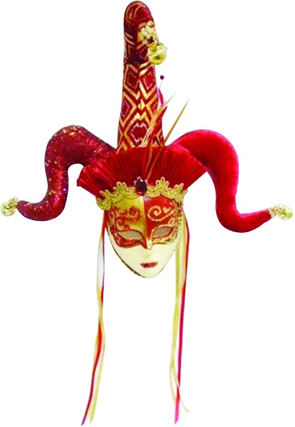 Harlequin Mask, 23cm