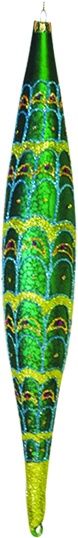 Slim Glass Drop, 39cm
