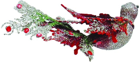 Ornamental Bird, 25cm
