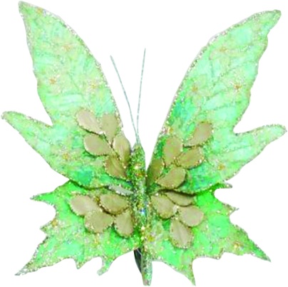 Lace Butterfly Clip-On, 25.5cm