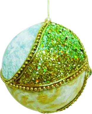 Poinsettia Ball, 10cm