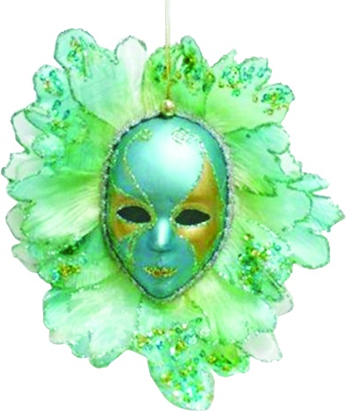 Peony Mask, 18cm