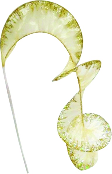 Glittered Sheer Pick, 36cm