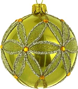 Decorative Glass Ball, 8cm