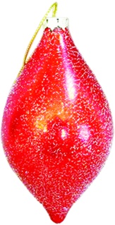 Speckled Glass Teardrop, 13cm