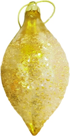 Studded Glass Drop, 15cm