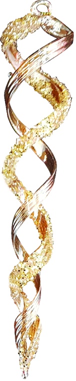 Hollow Glass Icicle, 21cm