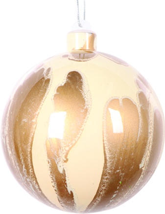 Shiny Ball with Design, 10cm