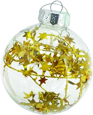 Stuffed Bauble, 10cm