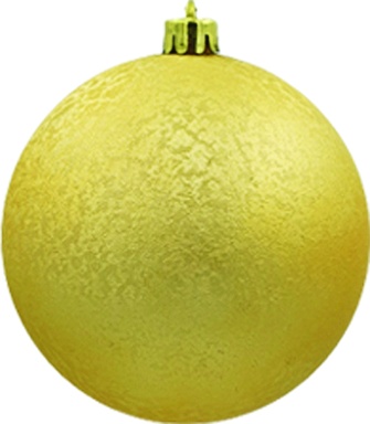 Crinkle Bauble, 10cm
