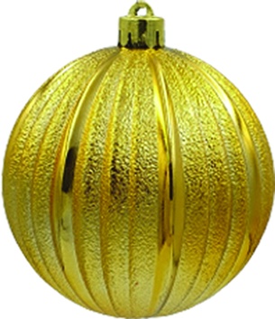 Shiny Pumpkin Ball, 10cm